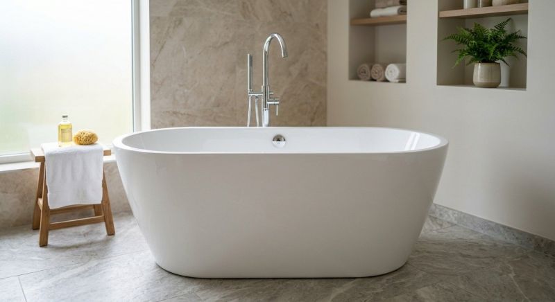 Acrylic Bathtub Installation in Alpharetta, GA