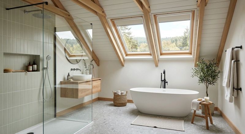 Attic Bathroom Remodeling in Clarksville, TN