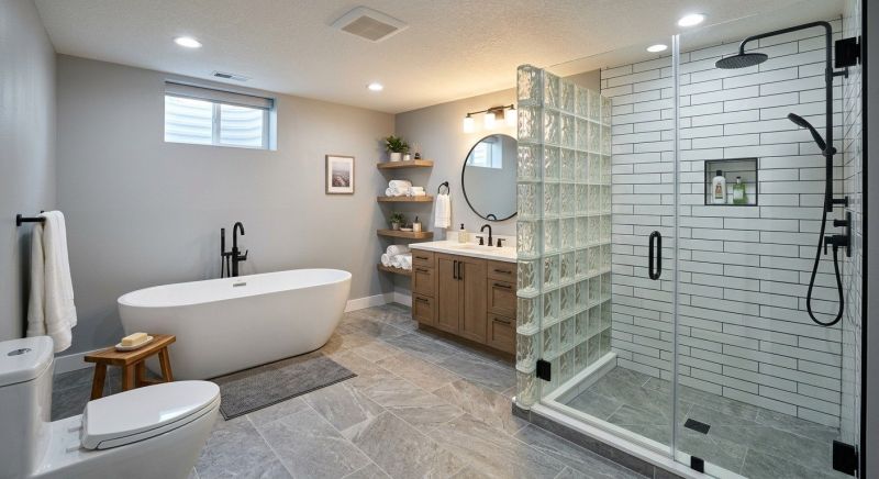 Basement Bathroom Remodeling in Mercer County, NJ
