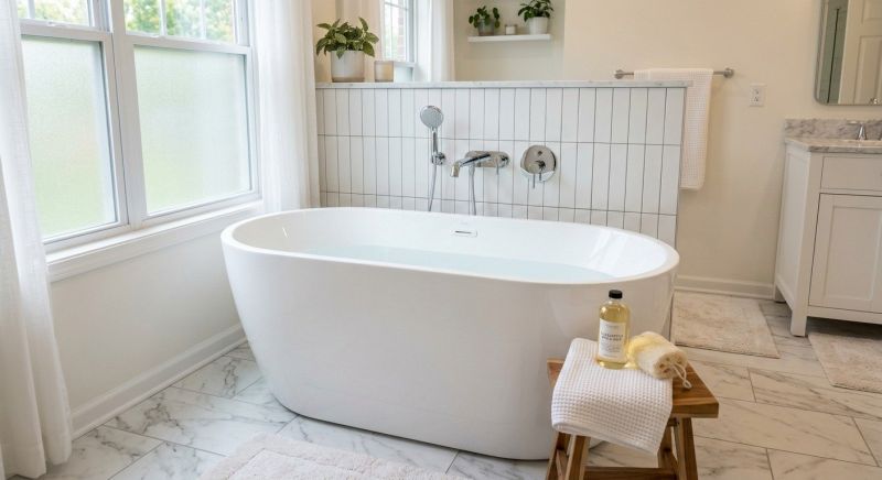 Freestanding Tub Installation in Harrisburg, PA