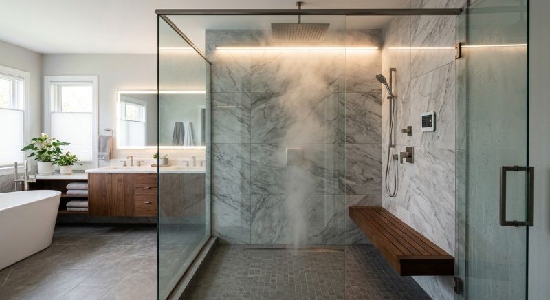 Granite Shower Installation in Fairfield County, CT